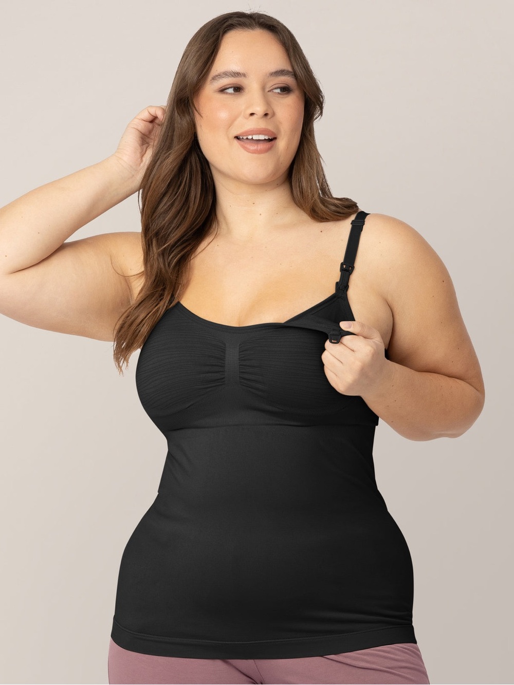 Kindred Bravely Sublime Hands-Free Pumping & Nursing Tank Black Size L